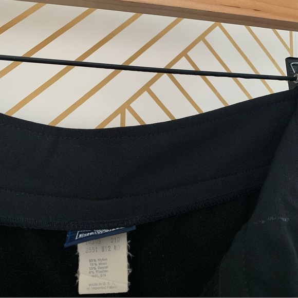 Edelweiss vintage wool blend ski skiing snow pants stirrup high rise pants sz 12 - Picture 10 of 11